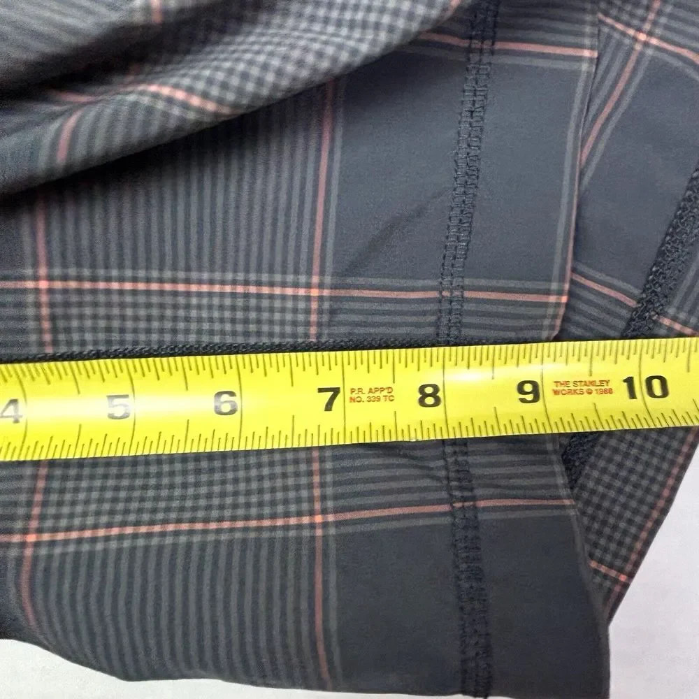VTG Lululemon Pace Breaker Shorts Lined Plaid 9